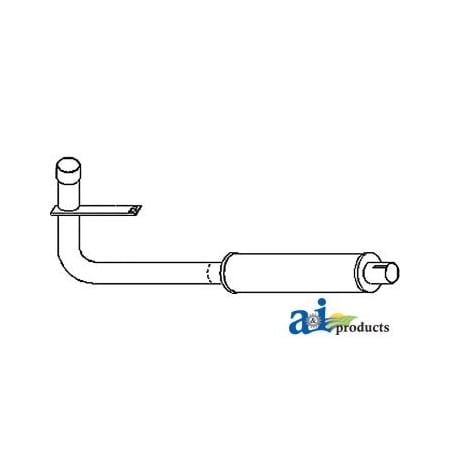 A & I Products Vertical Exhaust Kit 25" x14" x5" A-FD1210